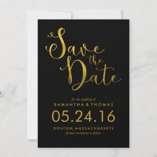 Stilvolle SkriptWedding Save the Date