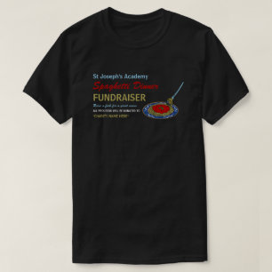 Stilvolle Spaghetti Dinner Fundraiser Veranstaltun T-Shirt