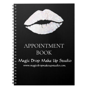 Stilvolle Sparkle Lip vereint künstlerische Ernenn Notizblock