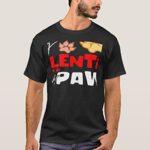 Stilvolle Statement Valentinstag Hund Partnerlook T-Shirt