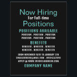 Stilvolle Stellenausschreibung Flyer<br><div class="desc">Stilvolle Job Vacancy Recruitment Advertising Flyer durch den Business Card Store.</div>