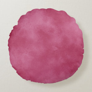 Stilvolle Storm Cloud-Effekt-Muster bordeu Rundes Kissen