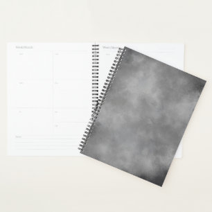 Stilvolle Storm-Wolke-Effekt-Muster grau Planer