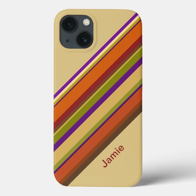 Stilvolle Stripes Case-Mate iPhone Case (Rückseite)