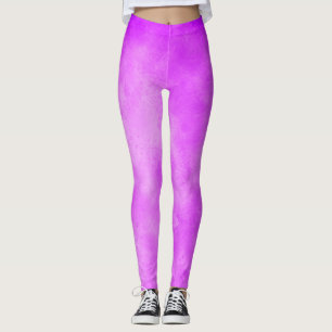Stilvolle Sturmwolke-Effekt Pinky Lila Leggings