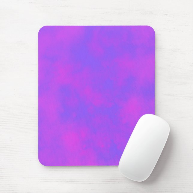 Stilvolle Sturmwolke-Effekt Rosa Blau Mousepad (Mit Mouse)