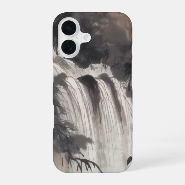 Stilvolle Telefonzelle iPhone 16 Hülle (Rückseite)