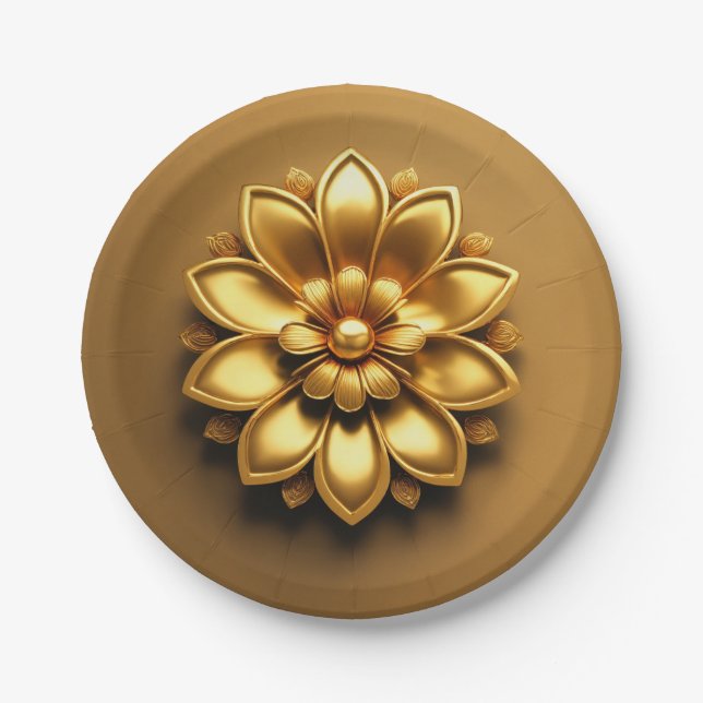 Stilvolle Teller für jede Feier (Vorderseite)