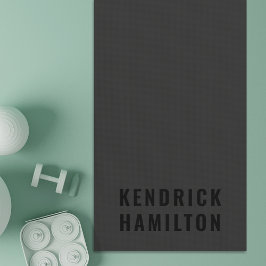 Stilvolle Trendy Black Out Moderne Minimalistische Yogamatte