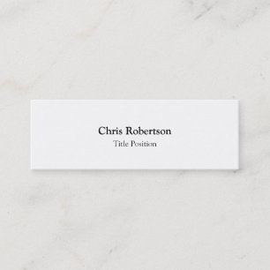 Stilvolle Trendy Modern Charming Business Card Mini Visitenkarte