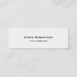 Stilvolle Trendy Modern Charming Business Card Mini Visitenkarte