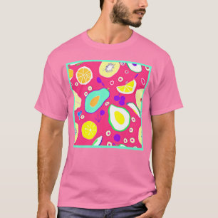 Stilvolle tropische Fruchtmuster Art. Jetzt kaufen T-Shirt