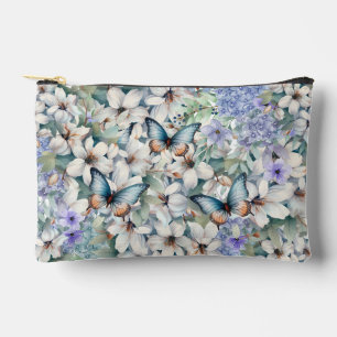Stilvolle und elegante Floral Butterflies Kosmetis Zubehörtasche