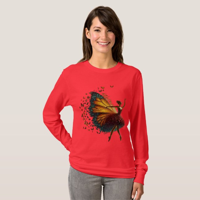 "Stilvolle und komfortable Longleeve-Shirts - Tren T-Shirt (Vorne ganz)