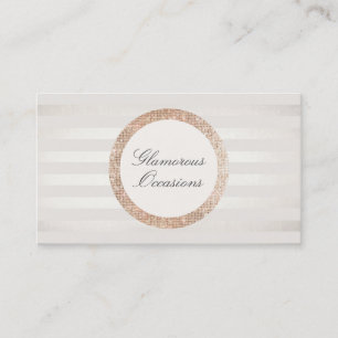 Stilvolle und schicke Veranstaltungsplaner und Par Visitenkarte