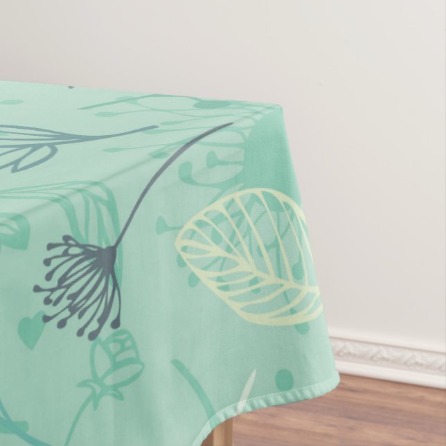 Stilvolle, verschiedene Laubgrün Tischdecke (Beispiel)