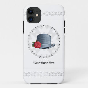 Stilvolle Vintag Hat Blume Gentlemen Ihren Namen h Case-Mate iPhone Hülle
