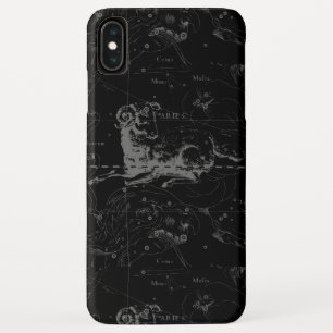 Stilvolle Vintage-Widder-Konstellation nach Heveli iPhone XS Max Hülle