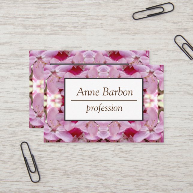 Stilvolle Visitenkarte (Vorderseite/Rückseite Beispiel)