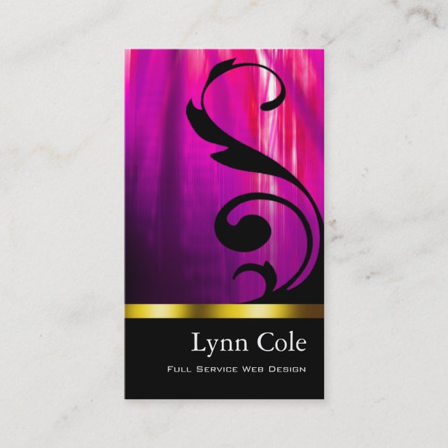 Stilvolle Visitenkarte (Allzweck) - "Lumina " (Vorderseite)