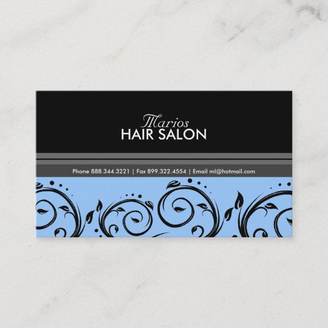 Stilvolle Visitenkarten Visitenkarte (Vorderseite)