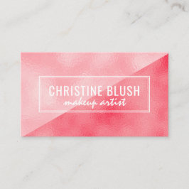 Stilvolle Vorlage für Makeup Artist Business Card Visitenkarte