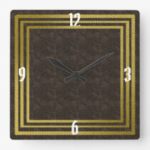 Stilvolle Wall-Uhr entwirft Time Piece auf Zazzle