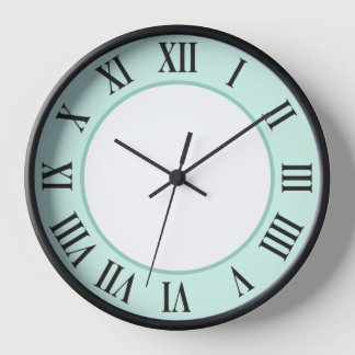 Stilvolle Wall-Uhr - Grün Uhr