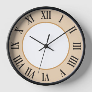 Stilvolle Wanduhr – Orange
