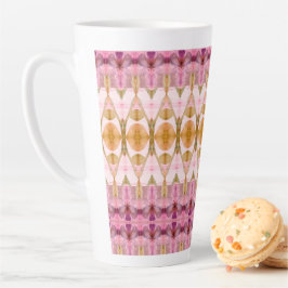 Stilvolle Wasserfarbe Gemustert Milchtasse