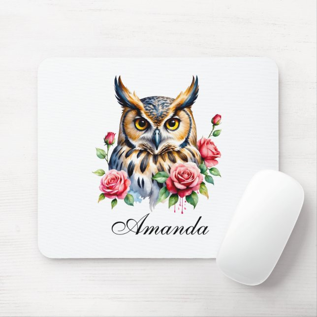 Stilvolle Wasserfarbenröhre Mousepad (Mit Mouse)