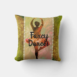 Stilvolle Watercolor Ballerina Extravagant Dancer Kissen