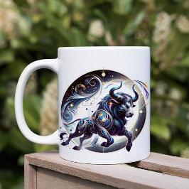 Stilvolle Watercolor Taurus Zodiac Custom Tasse