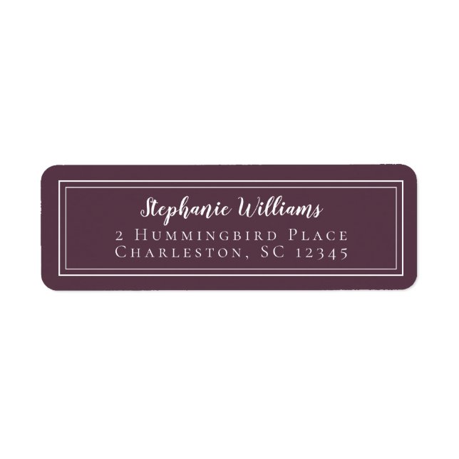 Stilvolle Wedding RSVP Modernes Einfaches Chic Lil (Vorne)