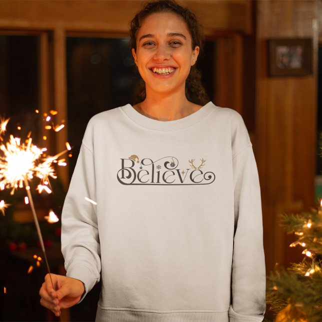 Stilvolle Weihnachtsfeierlichkeiten der Moderne Sweatshirt (Von Creator hochgeladen)
