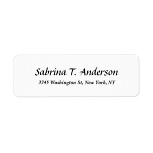Stilvolle White Modern Beruflich Elegante Schrift