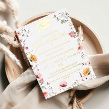 Stilvolle Wildblume Meadow Garden Twin Abschluss