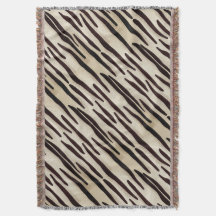 Stilvolle Zebra Print Throw Decke Koordination