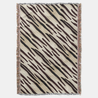 Stilvolle Zebra Print Throw Decke Koordination