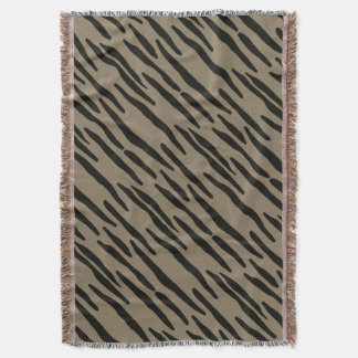 Stilvolle Zebra Print Throw Decke Koordination