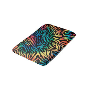 Stilvolle Zebrastreifen-Muster Badematte