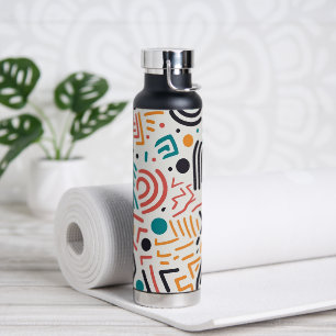 Stilvolle "Zurück zur Schule"-Icons Trinkflasche