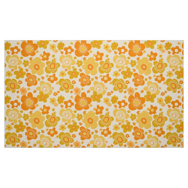 stilvoller 60er 70er Retro Mod-Stoff Stoff (Fat Quarter (45,7 x 55,9 cm))