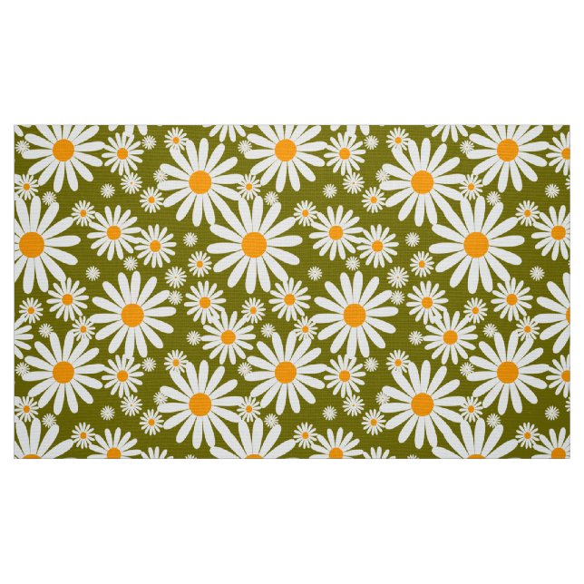 stilvoller 70er 60er Retro Mod-Stoff Stoff (Fat Quarter (45,7 x 55,9 cm))