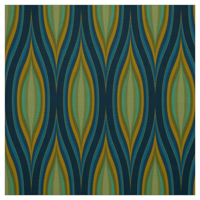stilvoller 70er Mod Retro-Stoff Stoff (Muster)