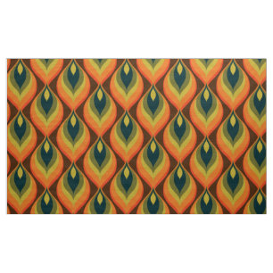 stilvoller 70er Retro-Mod-Stoff Stoff