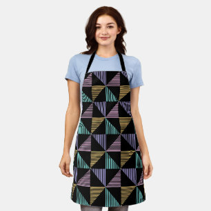 Stilvoller abstrakter geometrischer Druck – modern Schürze