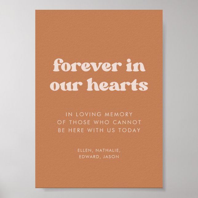 Stilvoller brauner Zucker für immer in unseren Her Poster (Vorne)