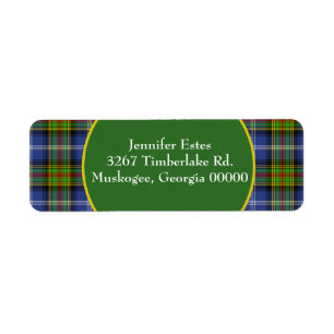 Stilvoller bunter Tartan-karierter