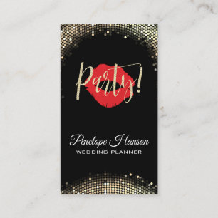 Stilvoller Eventplaner Visitenkarte